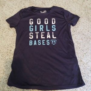 Under armour softball dry fit tee